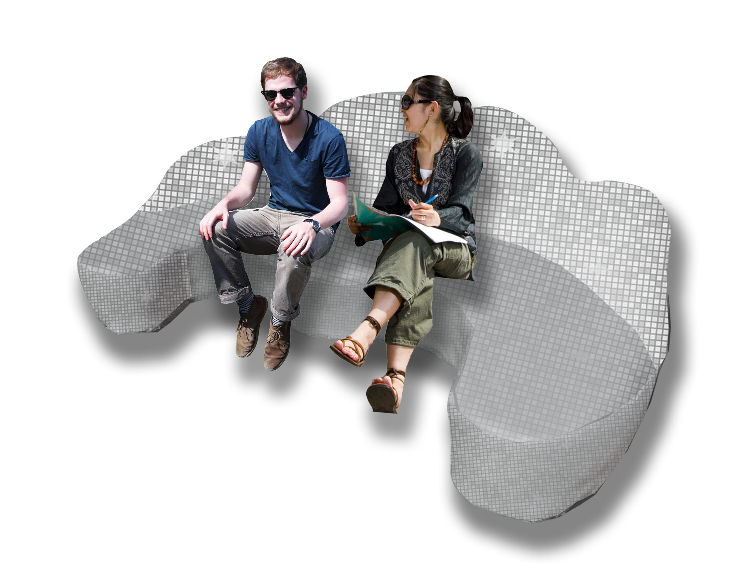 This reflective interactive sound bench will be part of the art installation being unveiled on July 27th at Hodag Park.
Design Mock Up Credit: Witt Siasoco